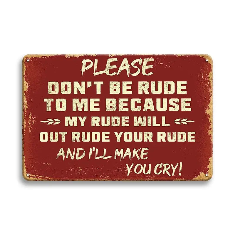 My Rude Versus Your Rude