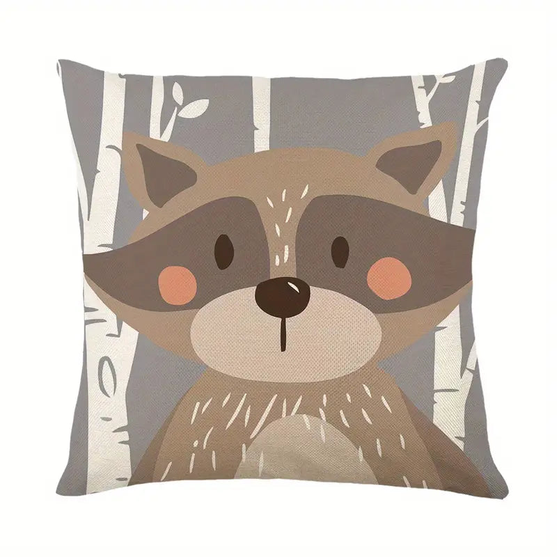 Raccoon Cushion Cover