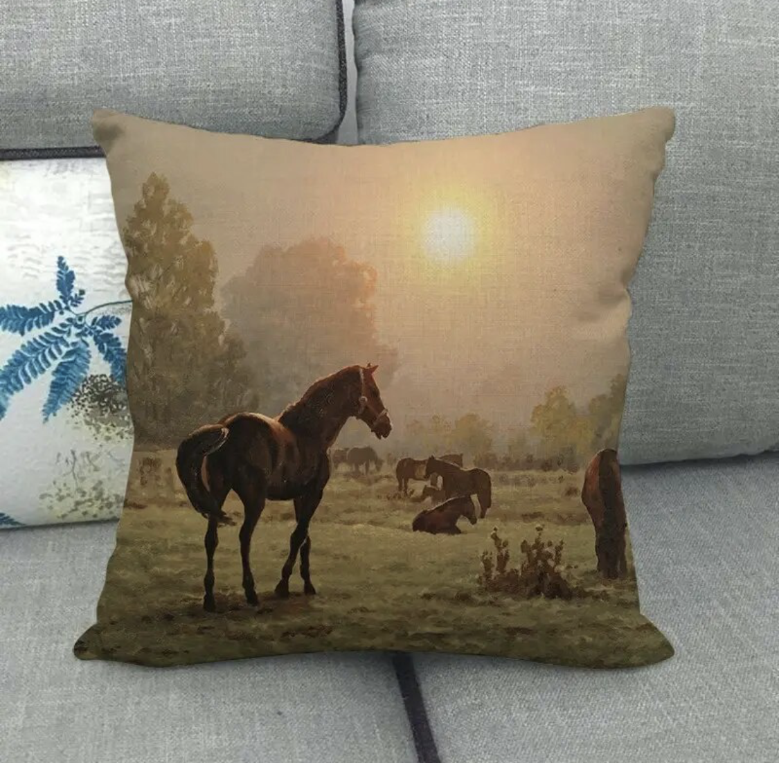 Horse Landscape Sunset