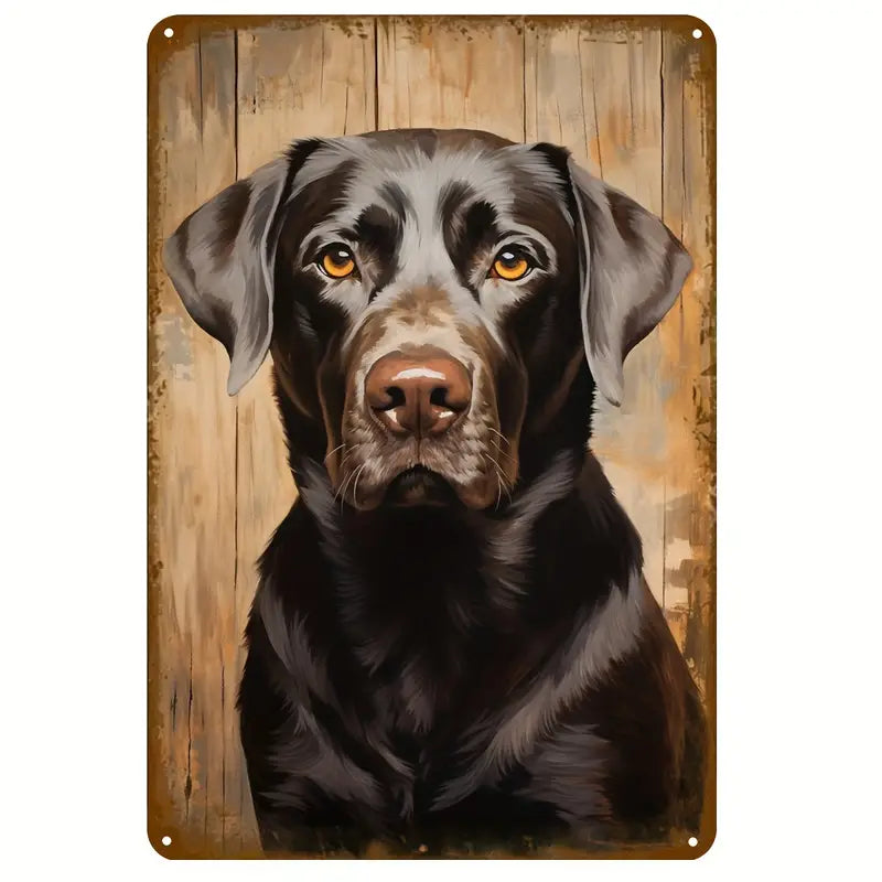 Dog Labrador Brown face on