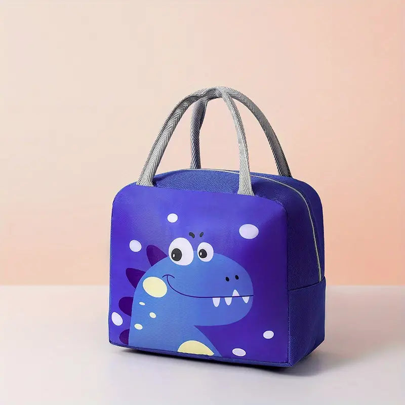Lunch bag- Blue Dino