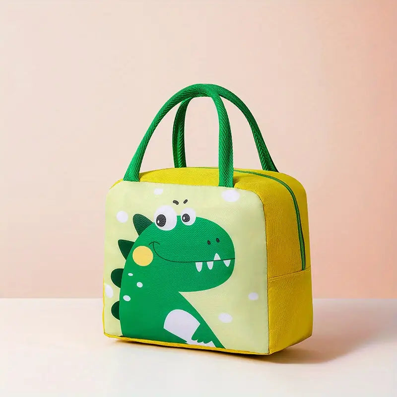 Lunch bag- Yellow Dinosaur