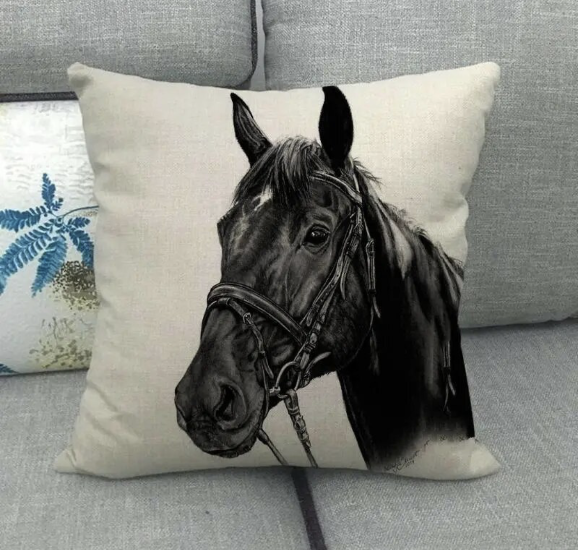 Horse Head Black & White