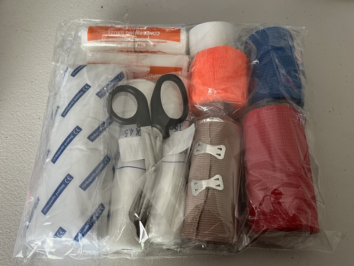 11-Piece Bandage Pack in Drawstring Backpack