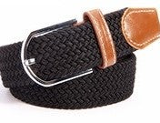 Belt Style 1 -Stretch Braided - Black
