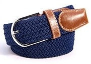 Belt Style 1 - Stretch Braided - Navy