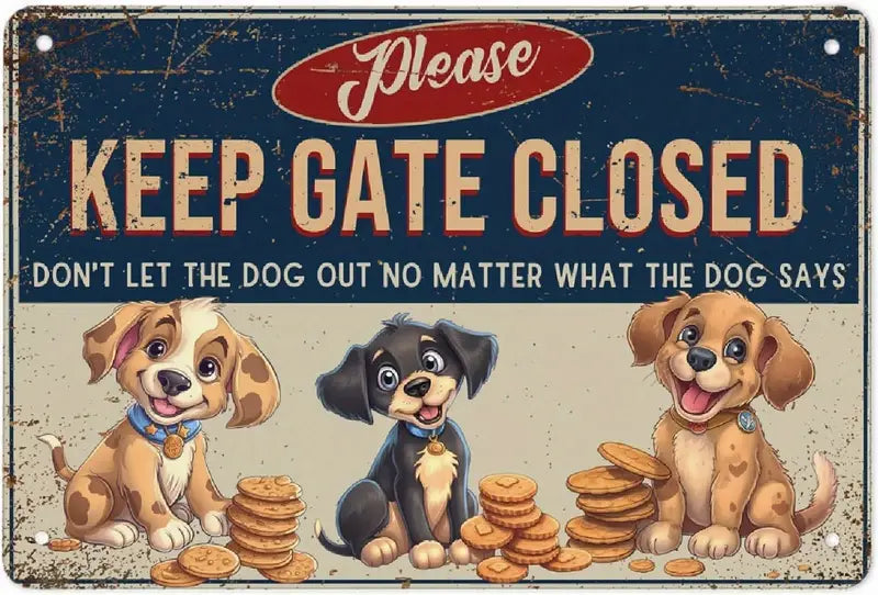 Dog Please Keep Gate Closed