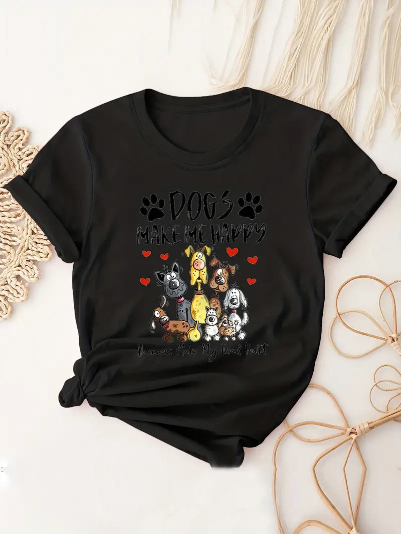Dog T shirt Black