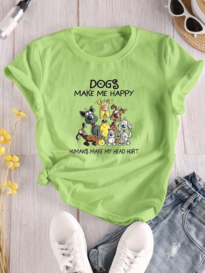 Dog T Shirt Green