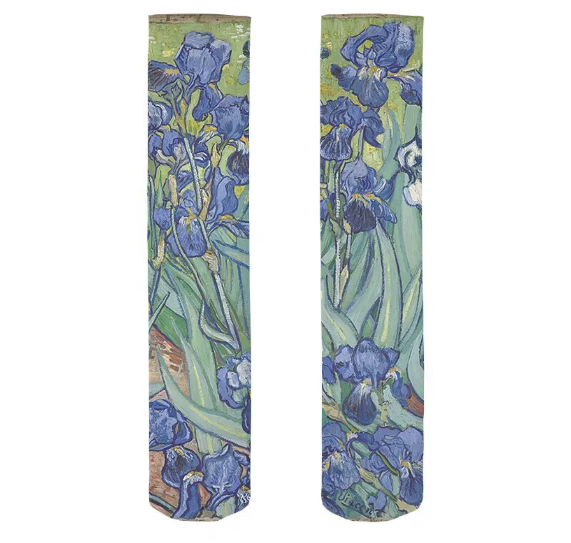 Art Socks - Blue Iris Buy Two and Get FREE POSTAGE!