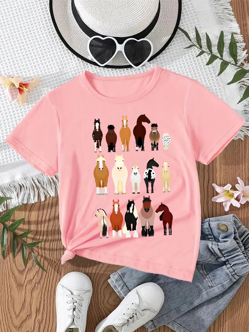 Kids T-shirt for Pony Lovers