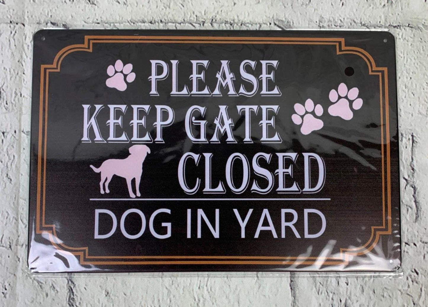 Dog Please Keep Gate Closed No 2