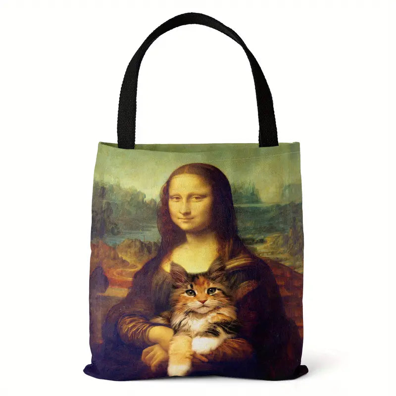 Tote Mona Lisa and Friend