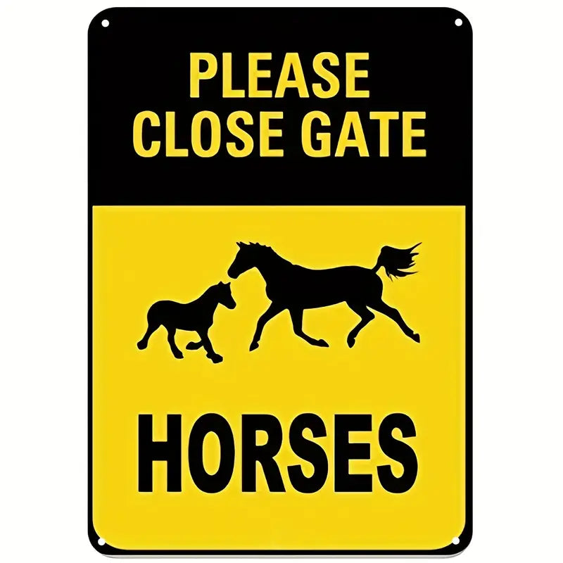Please Close the Gate Horses