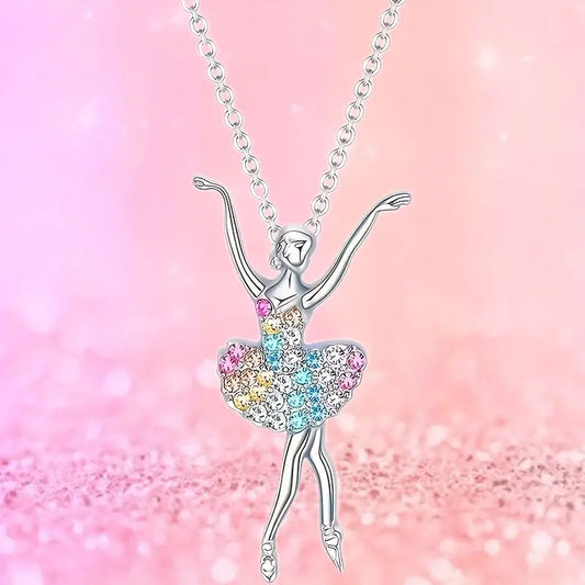Necklace Sparkly Ballerina