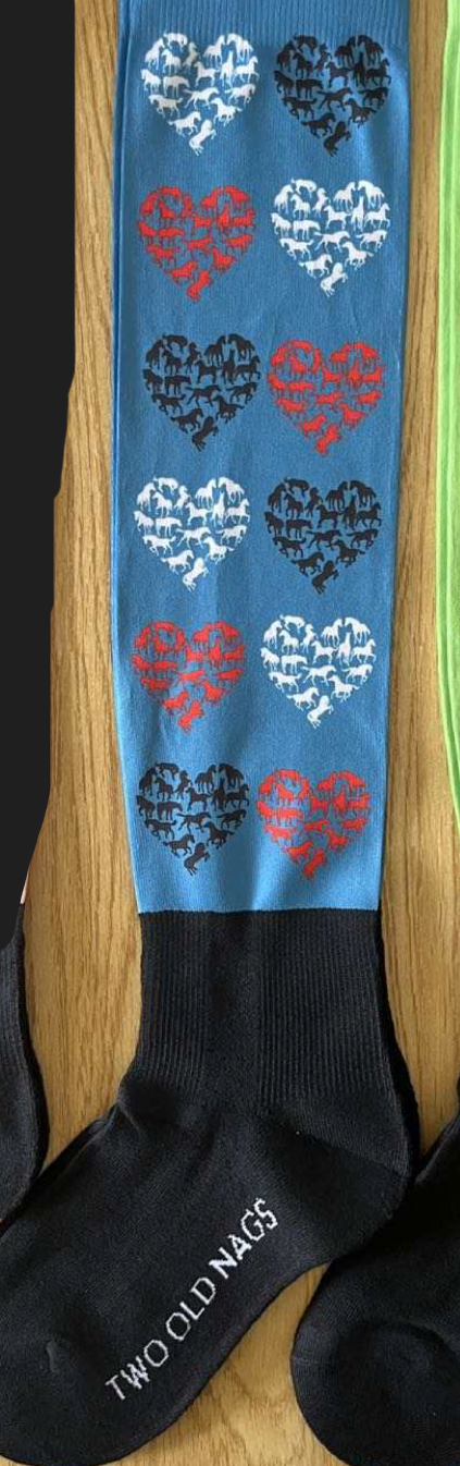 An Everyday Boot Sock - HEARTS & HORSES