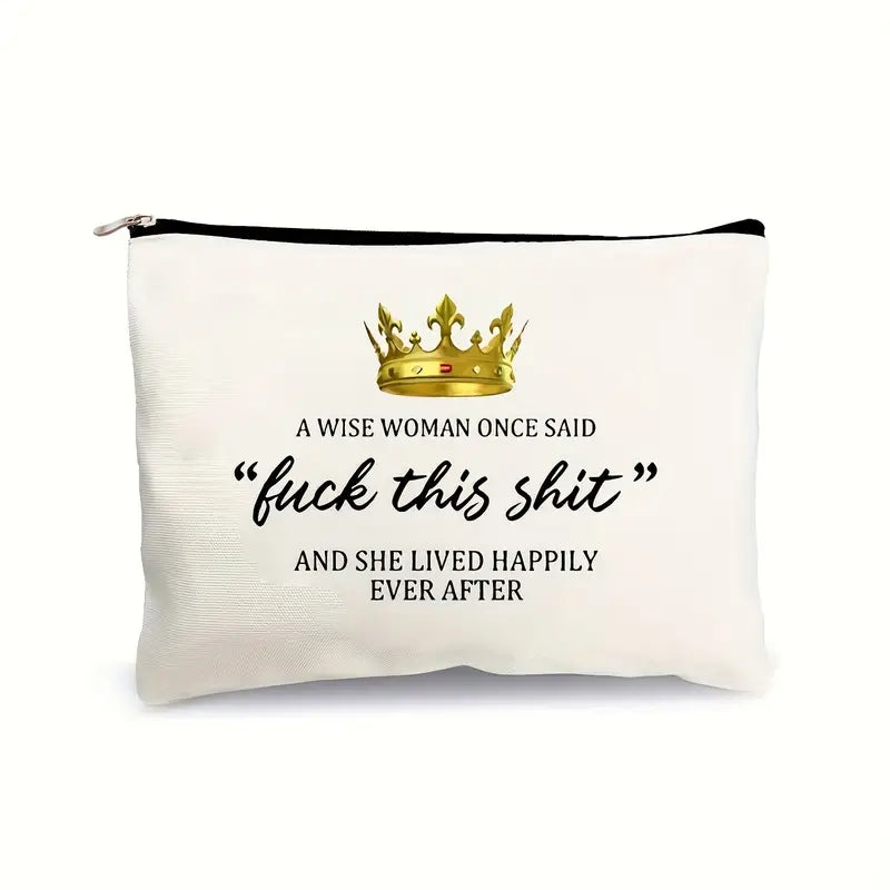 Small Clutch Zipper - Wise Woman