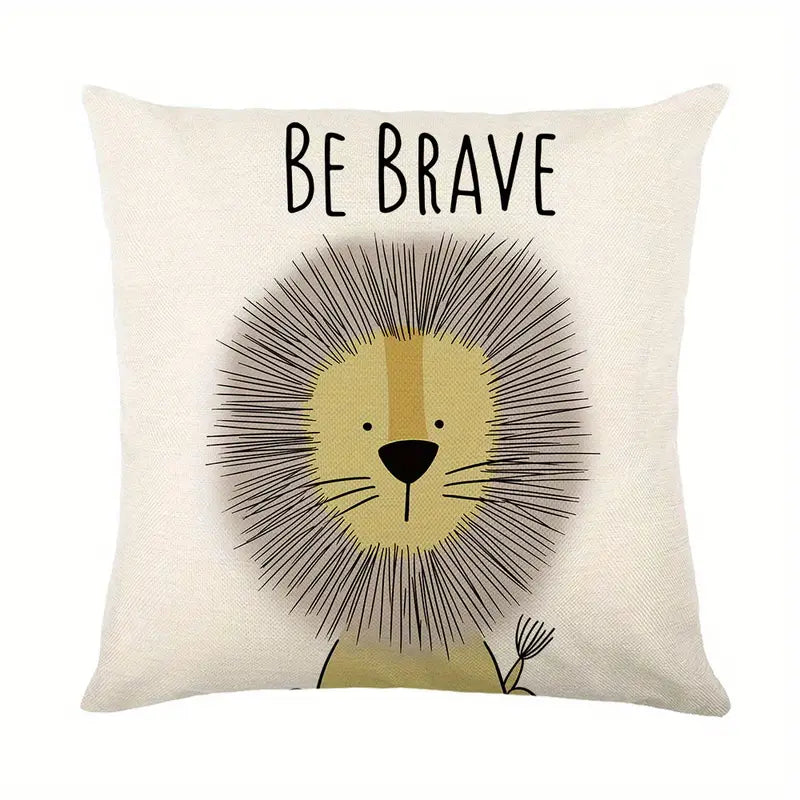 Lion Cushion Cover
