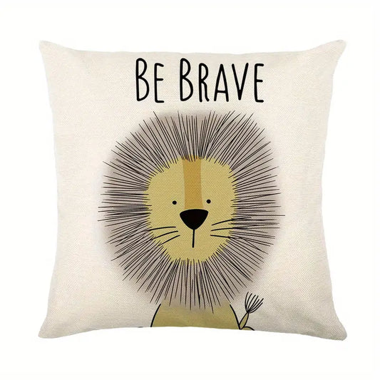 Lion Cushion Cover
