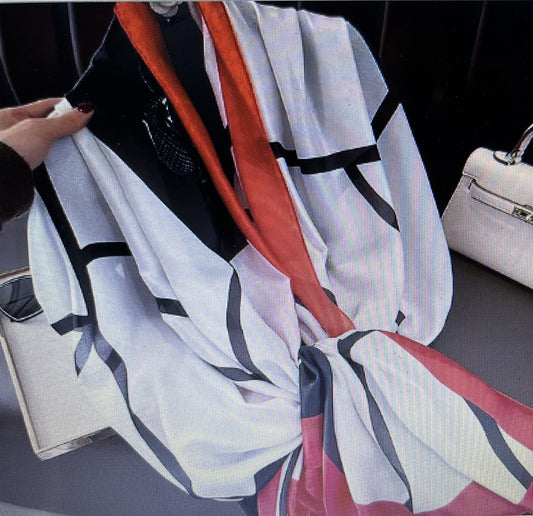Scarf 180 x 90 cm - One only of this design