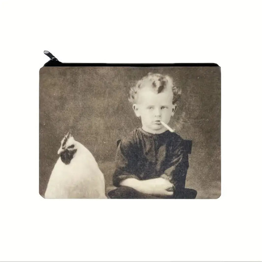 Small clutch zipper