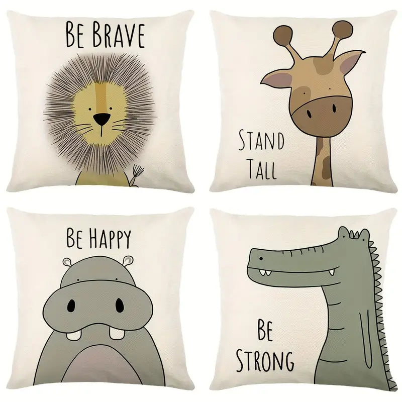 Cushions   - Strong, Tall, Happy & Brave