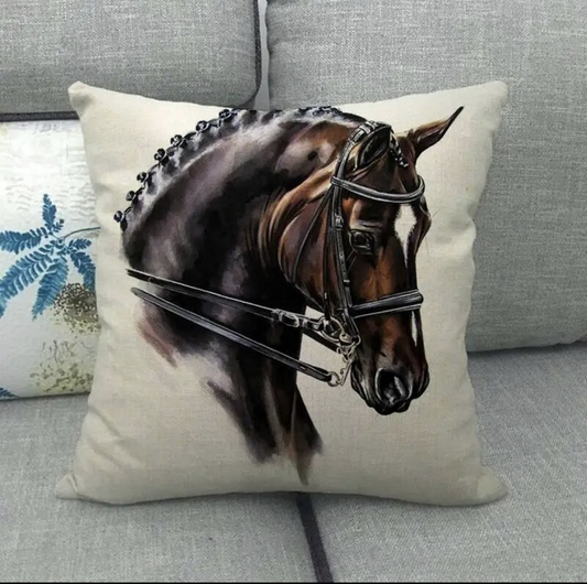RE ORDERED - Horse Head Brown Double Bridle