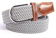 Belt Style 1 - Stretch  Braided  - Grey