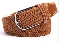 Belt Style 1  - Stretch Braided - Tan