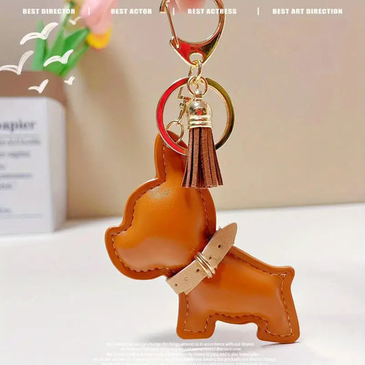 Dog French Bulldog Leather
