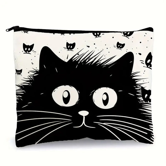 Small Clutch  Black Cat