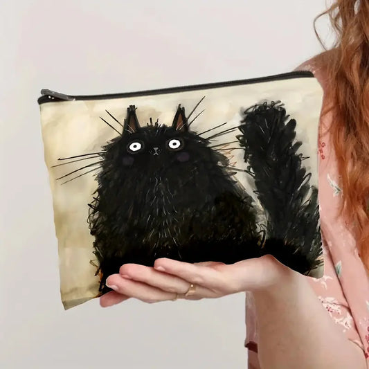 Small Clutch - Black Cat