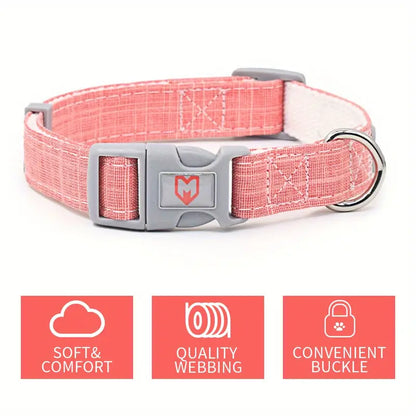 Dog Collar Large Bamboo Fabric