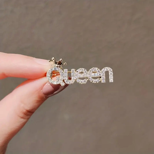 Brooch - Queen Pin small- gold only