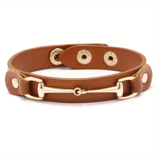 Bracelet  - Brown with Bit - Buy 2 and get FREE Postage !