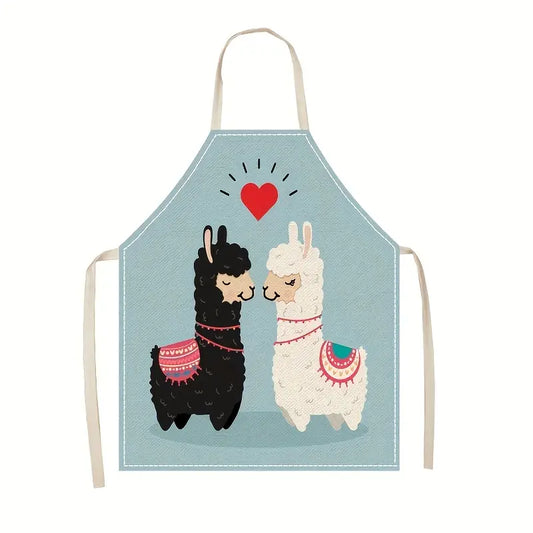 Apron - Two Llamas